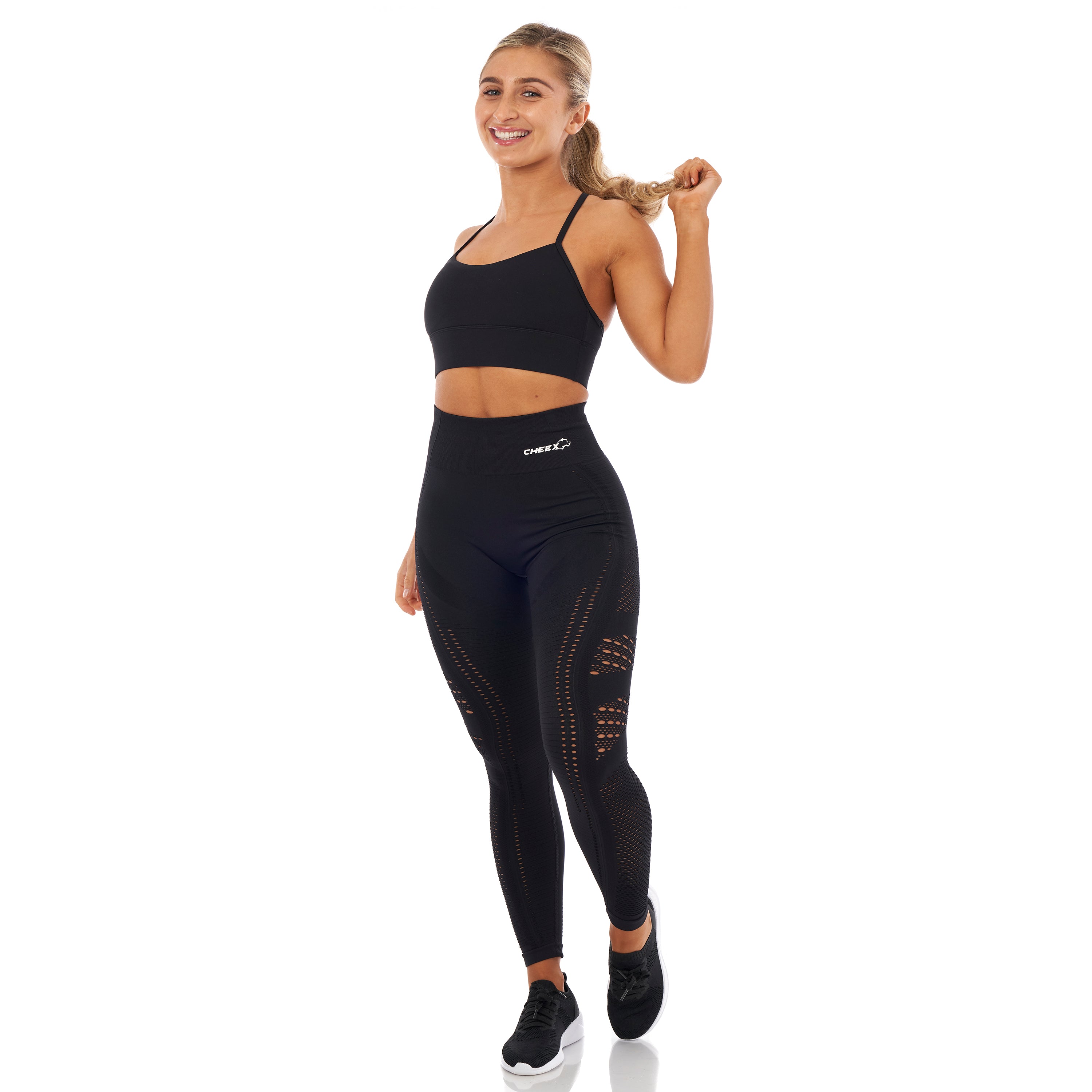 Thrive Sports Bra (Space Black) – Cheexwear