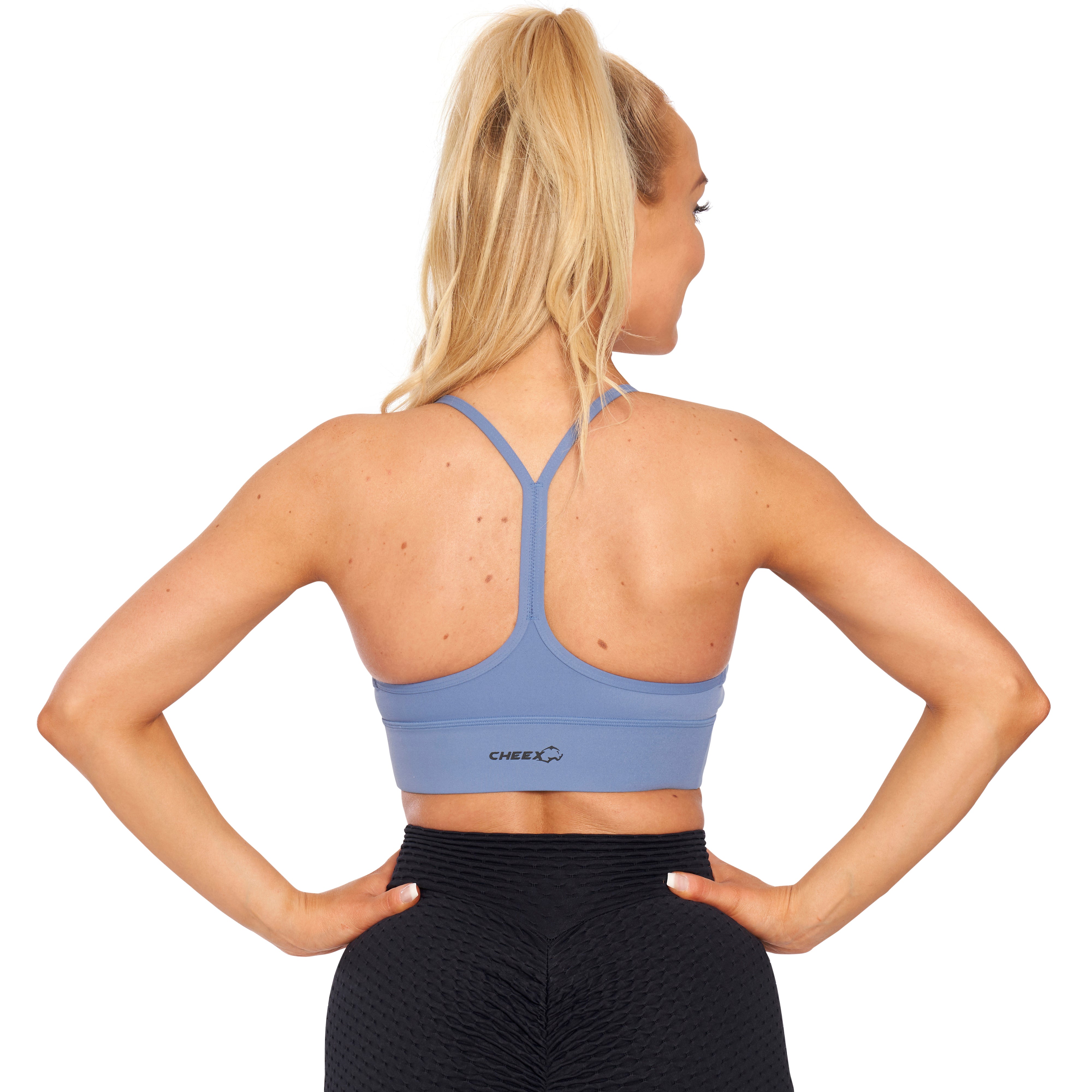 Thrive Sports Bra (Pacific Blue) – Cheexwear