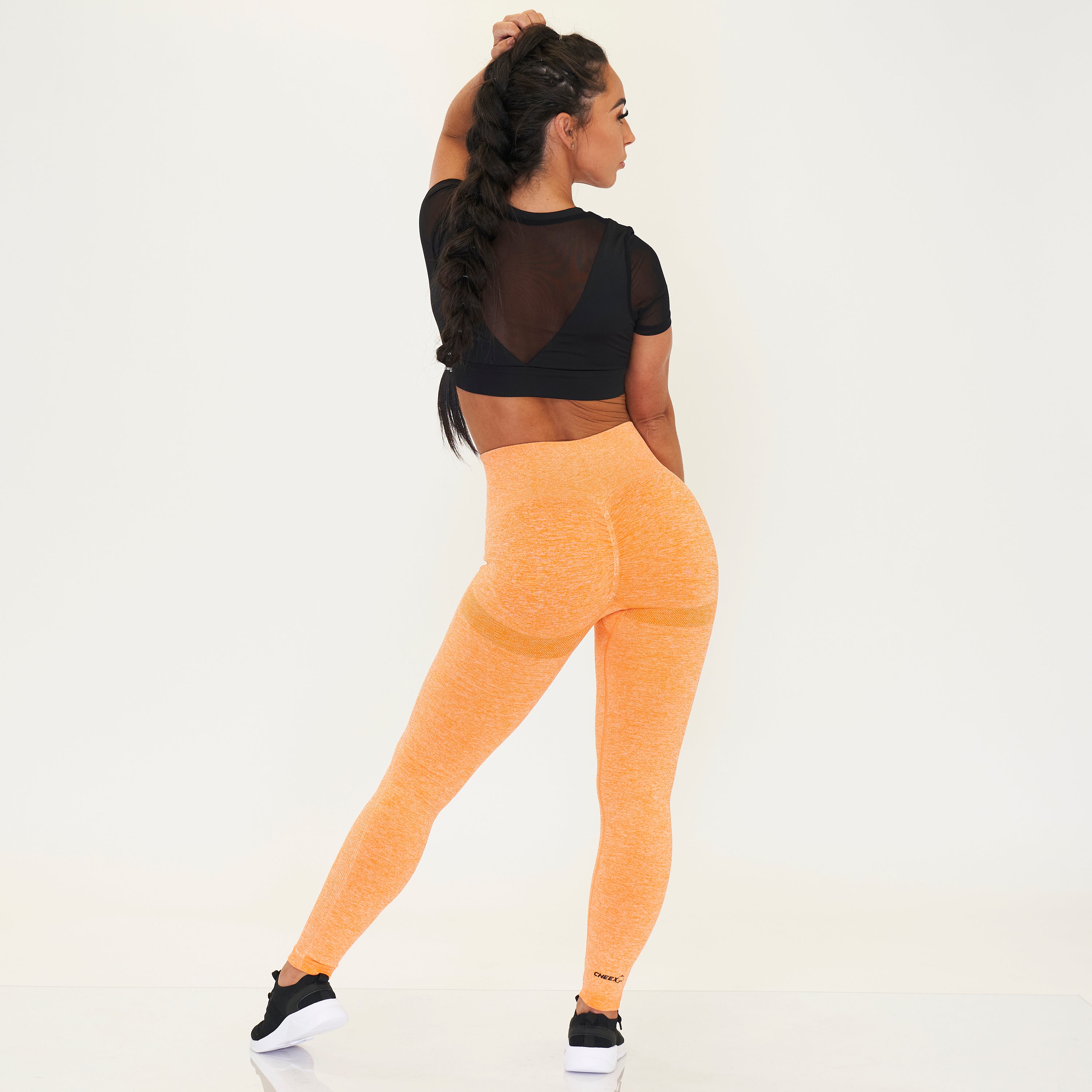 Dedicated Leggings (Fire Orange) – Cheexwear